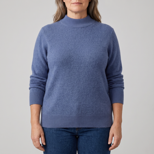 Arlington – Pull en cachemire col montant – Caelen Paris