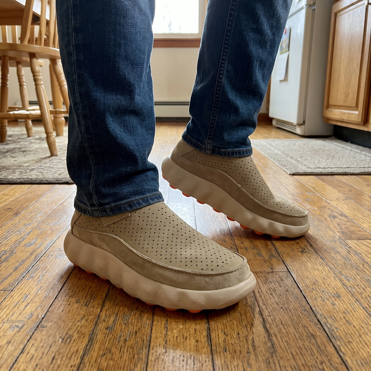 Alderwick – Mocassins perforés semelle crantée, autre vue – Caelen Paris