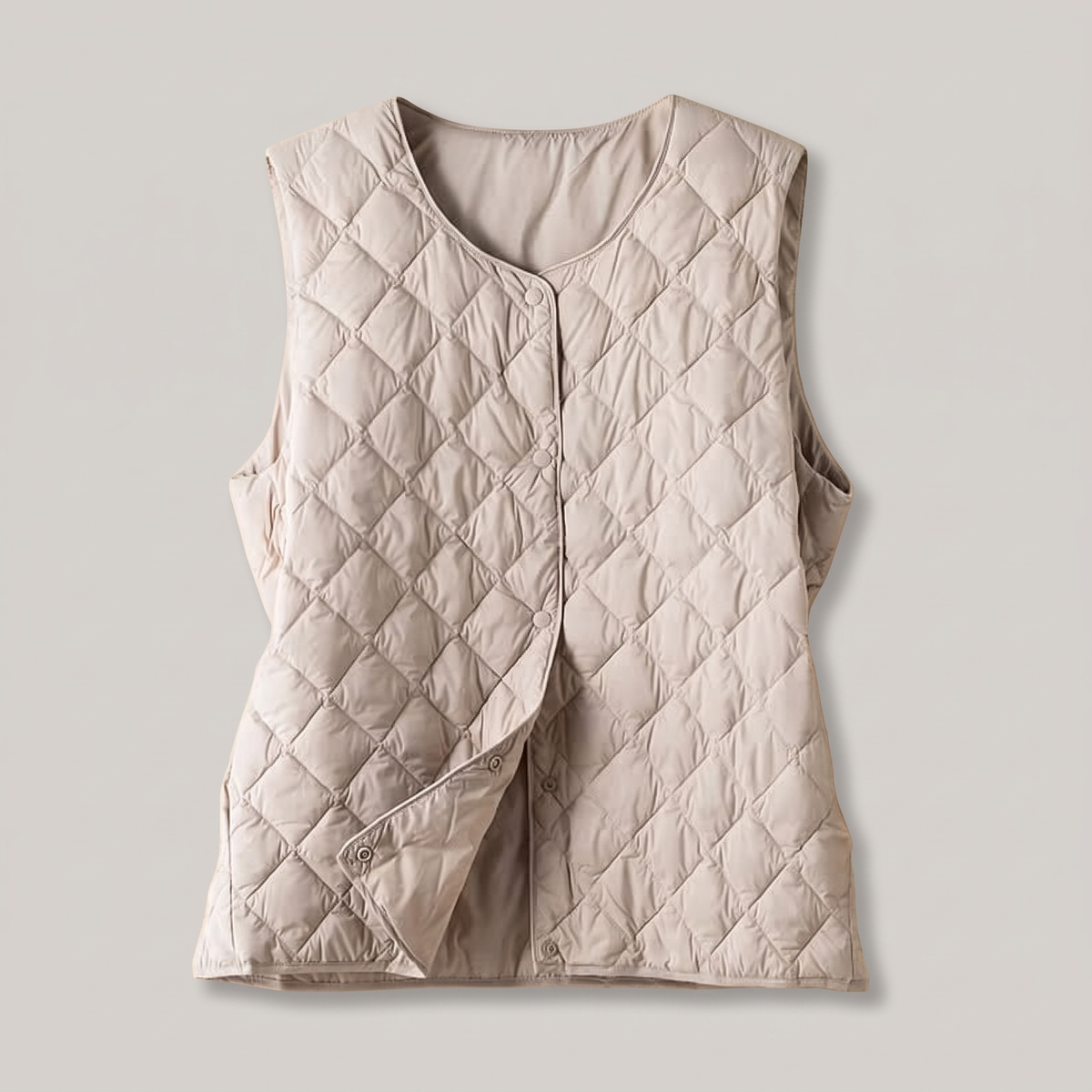 Alena – Gilet sans manches matelassé, autre vue – Caelen Paris