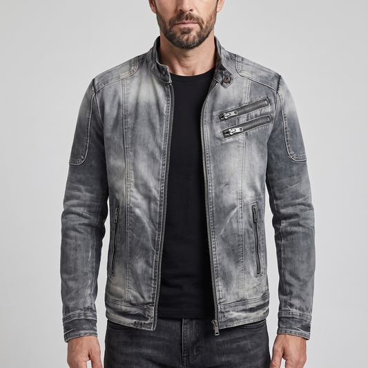 Alessio – Veste en jean rétro – Caelen Paris