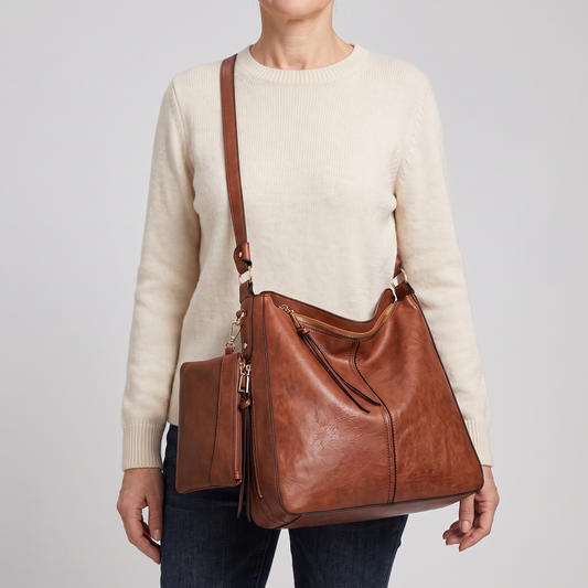 Camellia – Sac hobo en cuir – Caelen Paris