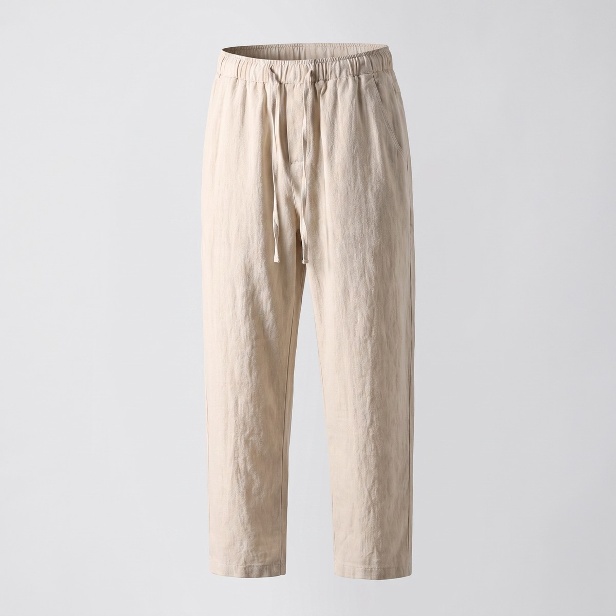 Casa – Pantalon en lin court, autre vue – Caelen Paris