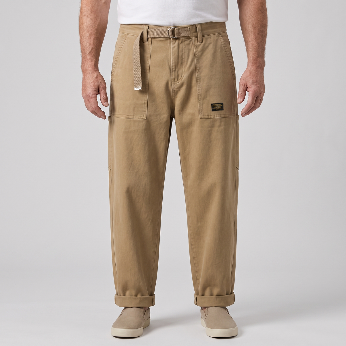 Pantalon cargo vintage, autre vue – Caelen Paris