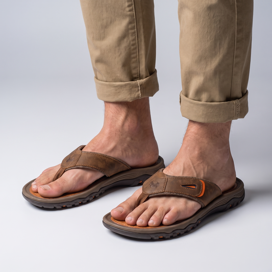 Alderstone – Sandales homme en cuir antidérapantes – Caelen Paris