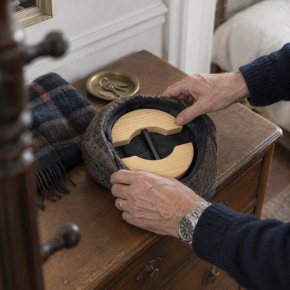 Auguste | Forme en bois pour casquette plate