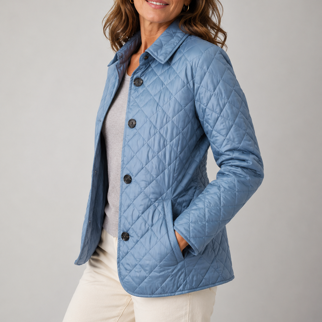 Veste matelassée légère Kelley bleue
