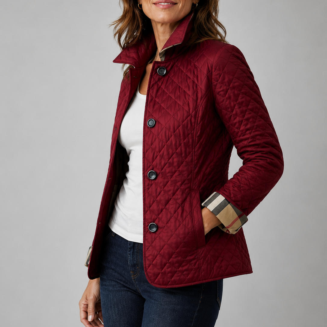 Veste matelassée légère Kelley rouge
