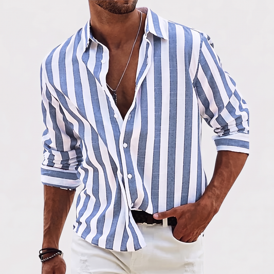 Aldebrook – Chemise d'été légère à rayures – Caelen Paris