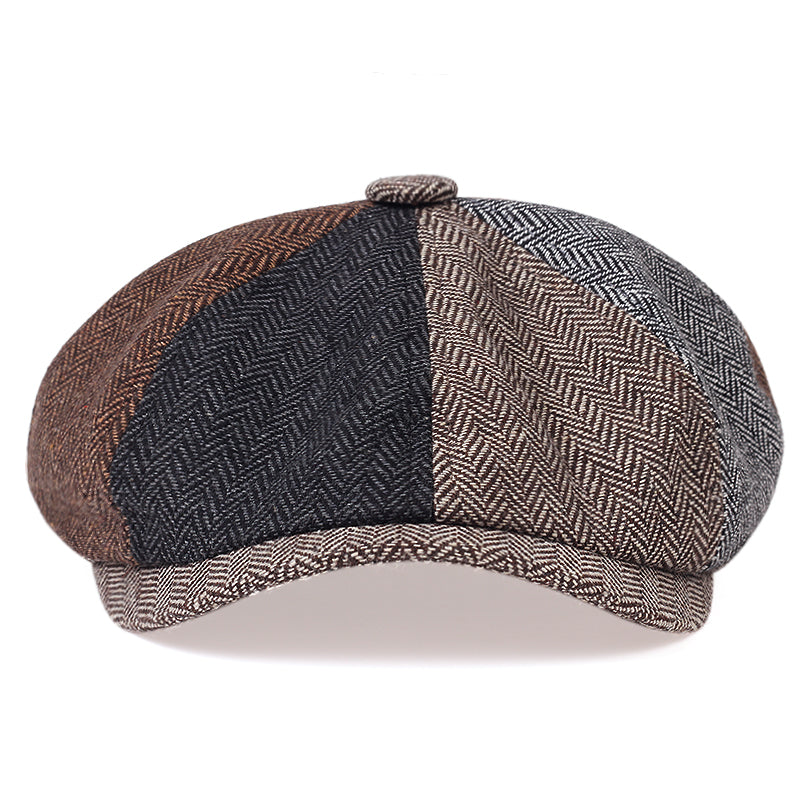 Marius casquette gavroche patchwork de côté