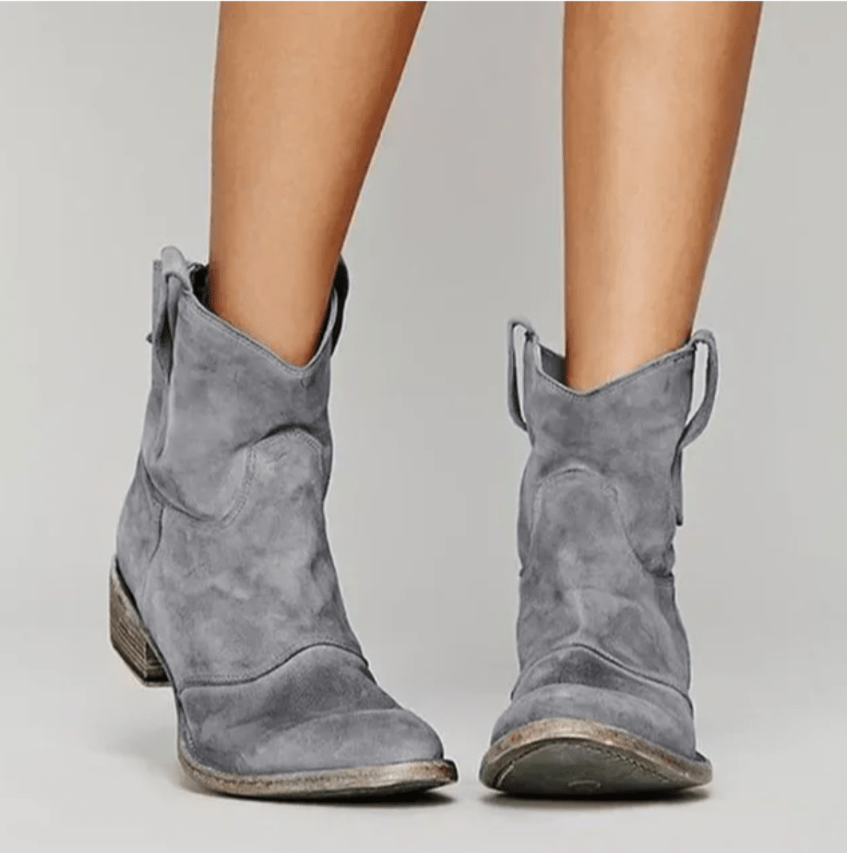 Charlotte | Bottines western en suédine