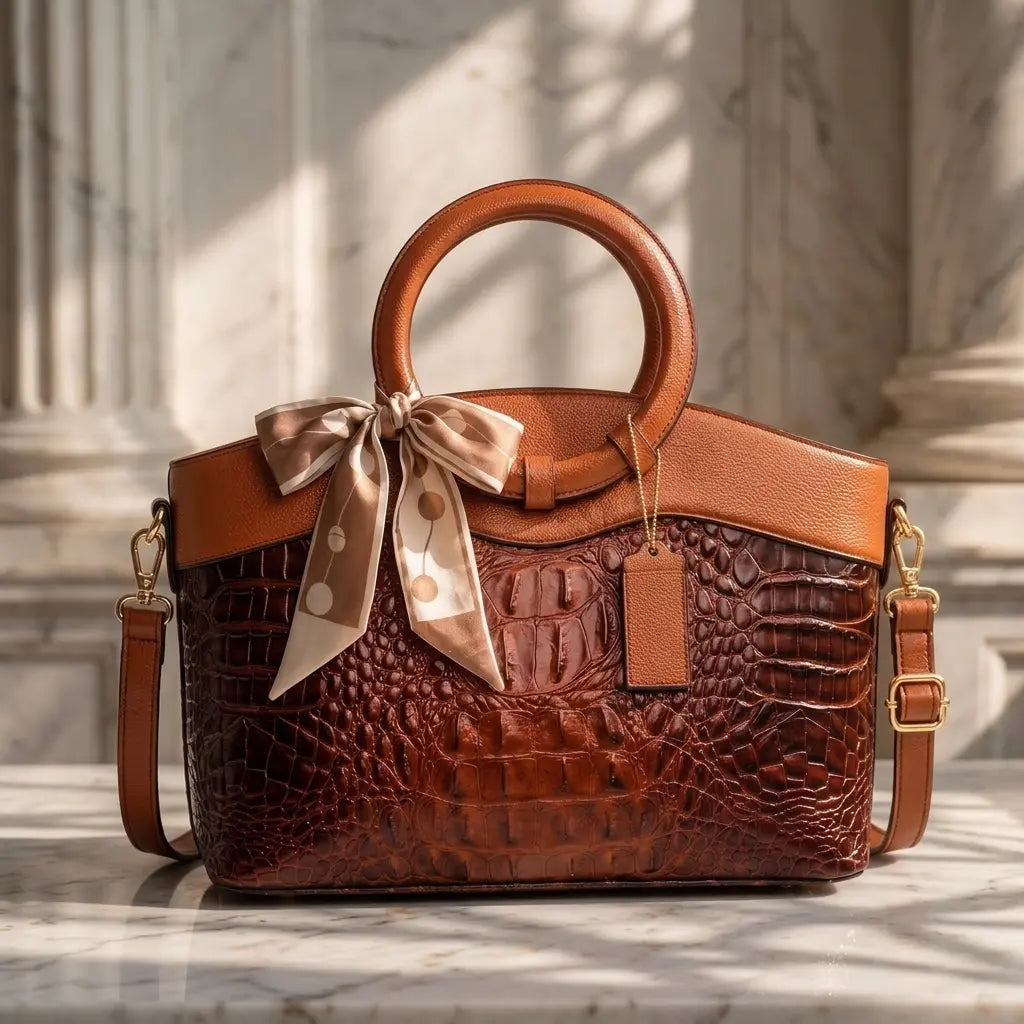 Adrienne sac effet croco