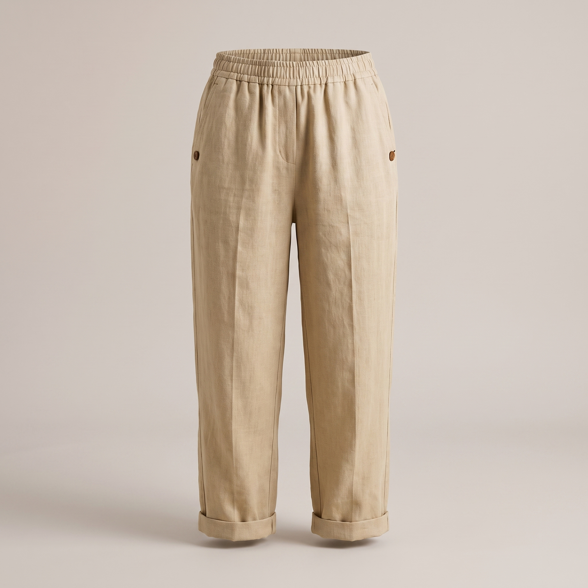 BreezyFit – Pantalon confort taille élastique, autre vue – Caelen Paris