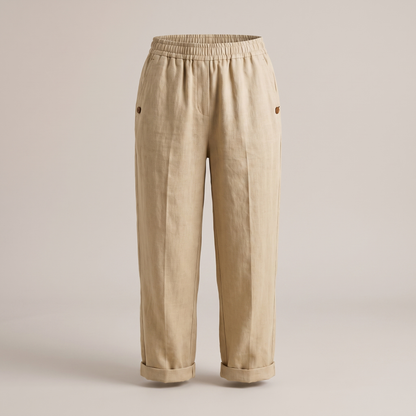 BreezyFit – Pantalon confort taille élastique, autre vue – Caelen Paris