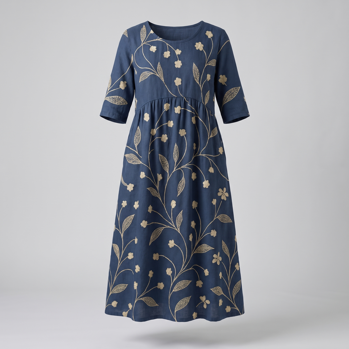 Robe fluide en coton confort – Caelen Paris