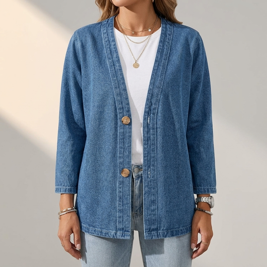 Ailsa – Gilet en jean décontracté – Caelen Paris