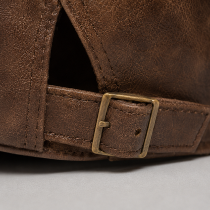 Gaston, casquette en cuir : boucle de réglage