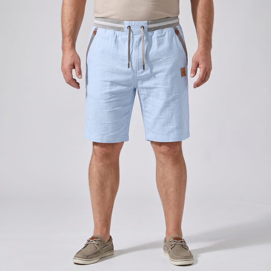 Harper – Short homme coton-lin – Caelen Paris