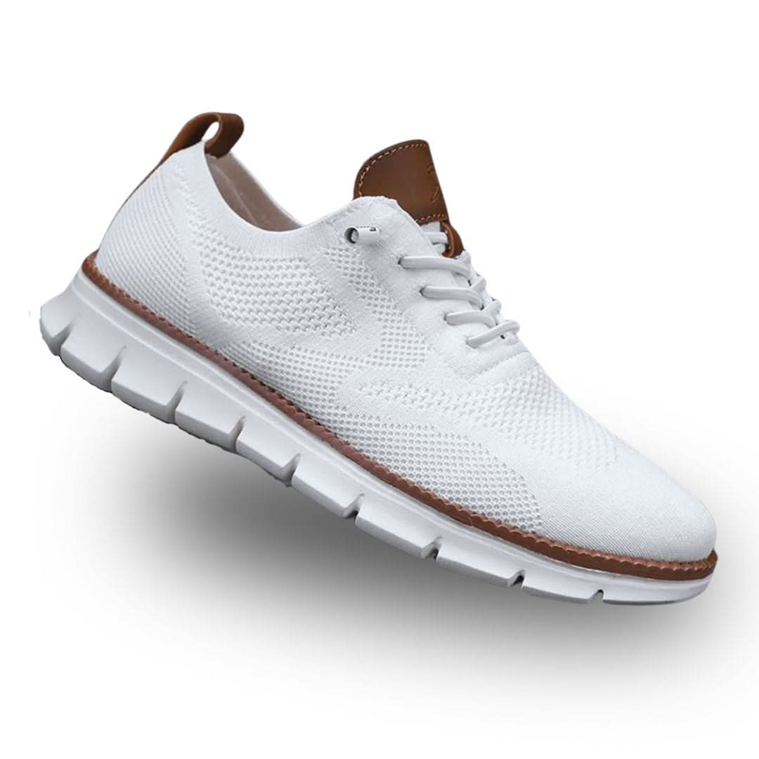 Henri, chaussures de marche confort homme, coloris blanc
