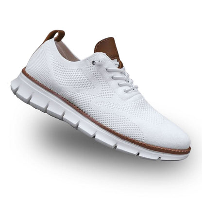 Henri, chaussures de marche confort homme, coloris blanc