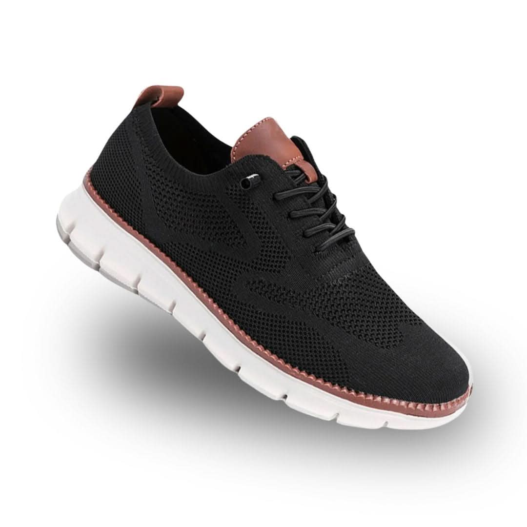Henri, chaussures de marche confort homme, coloris noir