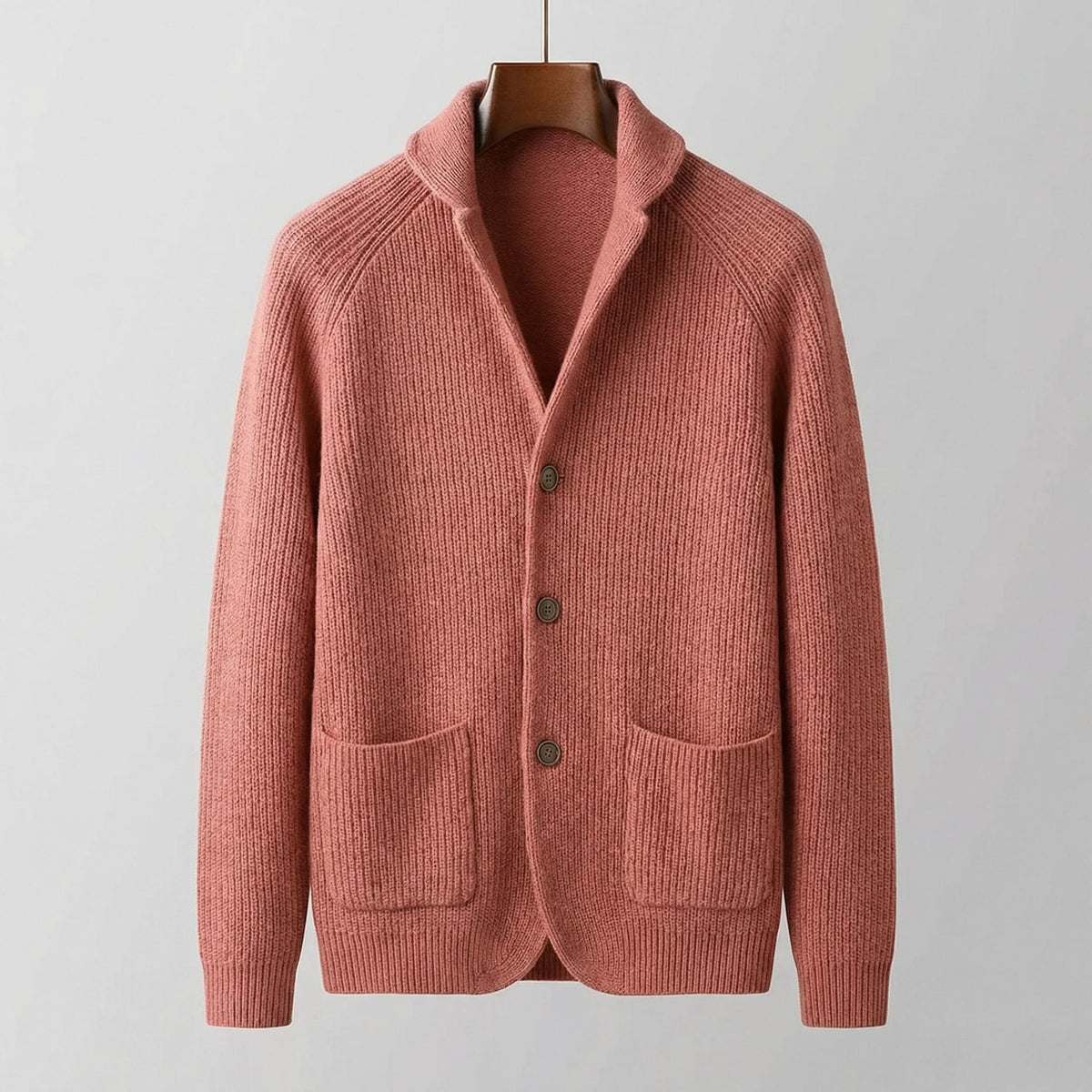 Aldric – Gilet côtelé en laine mélangée – Caelen Paris