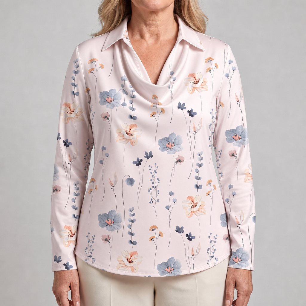 Brooklyn – Blouse satinée élégante – Caelen Paris