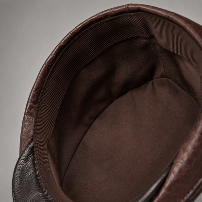 Jules, casquette en cuir : intérieur