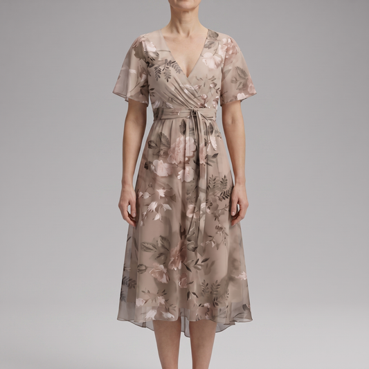 Luneth – Robe fluide col V – Caelen Paris