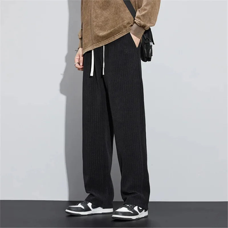 Martin, pantalon jogger en velours côtelé noir - vue 2