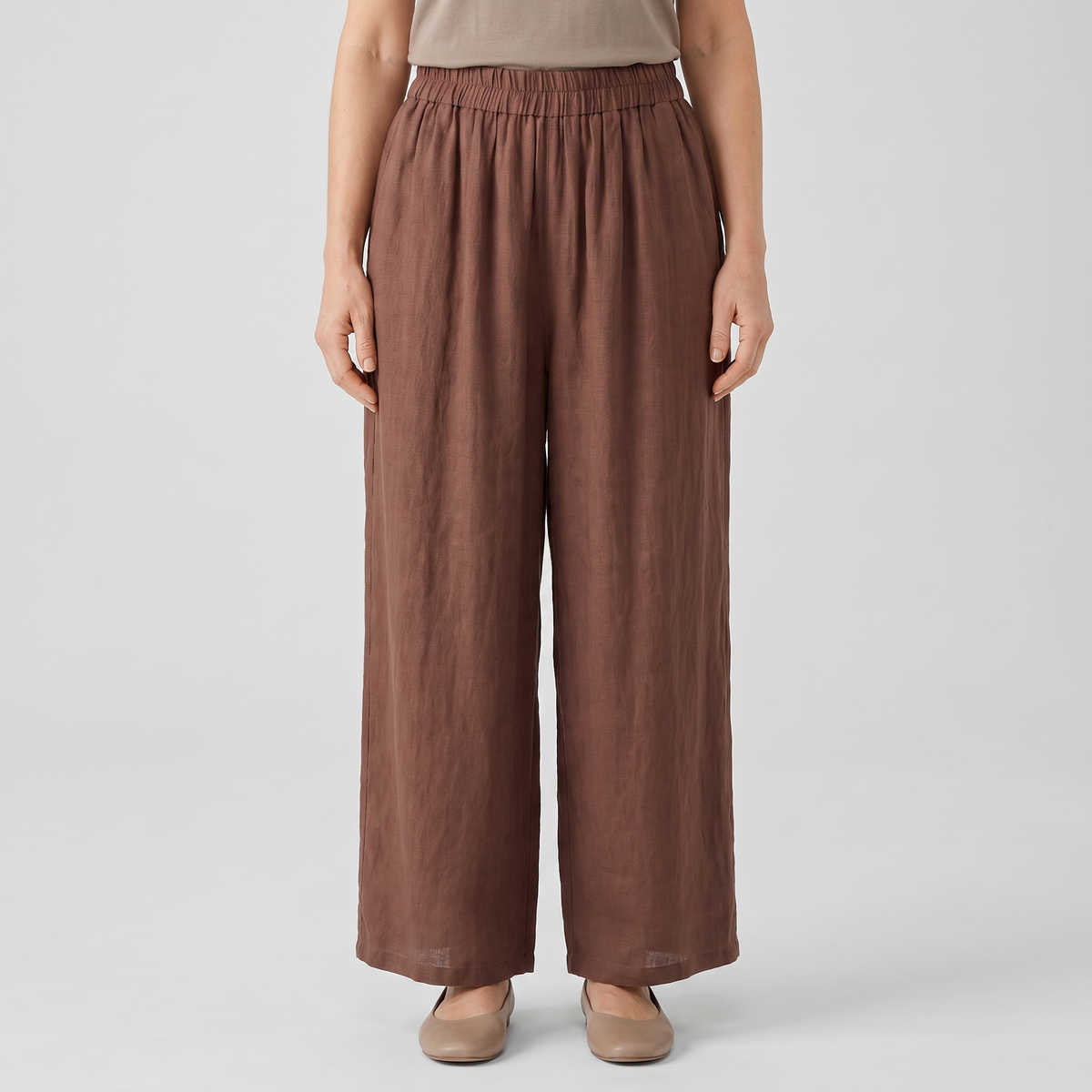 Nicolé – Pantalon en lin fluide – Caelen Paris