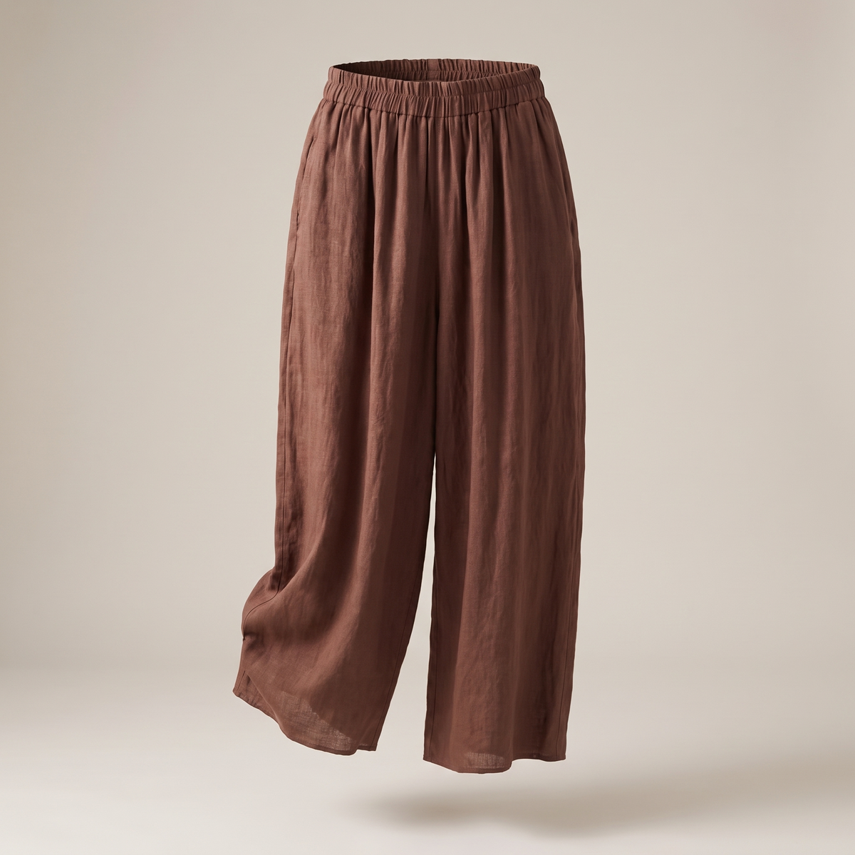 Nicolé – Pantalon en lin fluide, autre vue – Caelen Paris